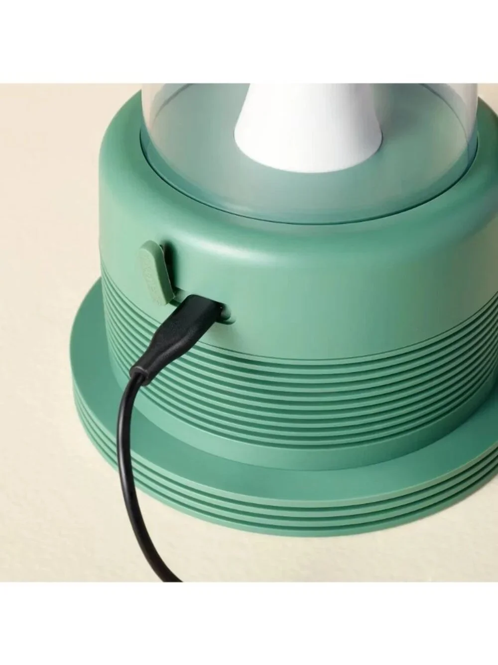 Hearth & Hand Portable LED Rechargeable Green Lantern w/ Bluetooth Speaker
